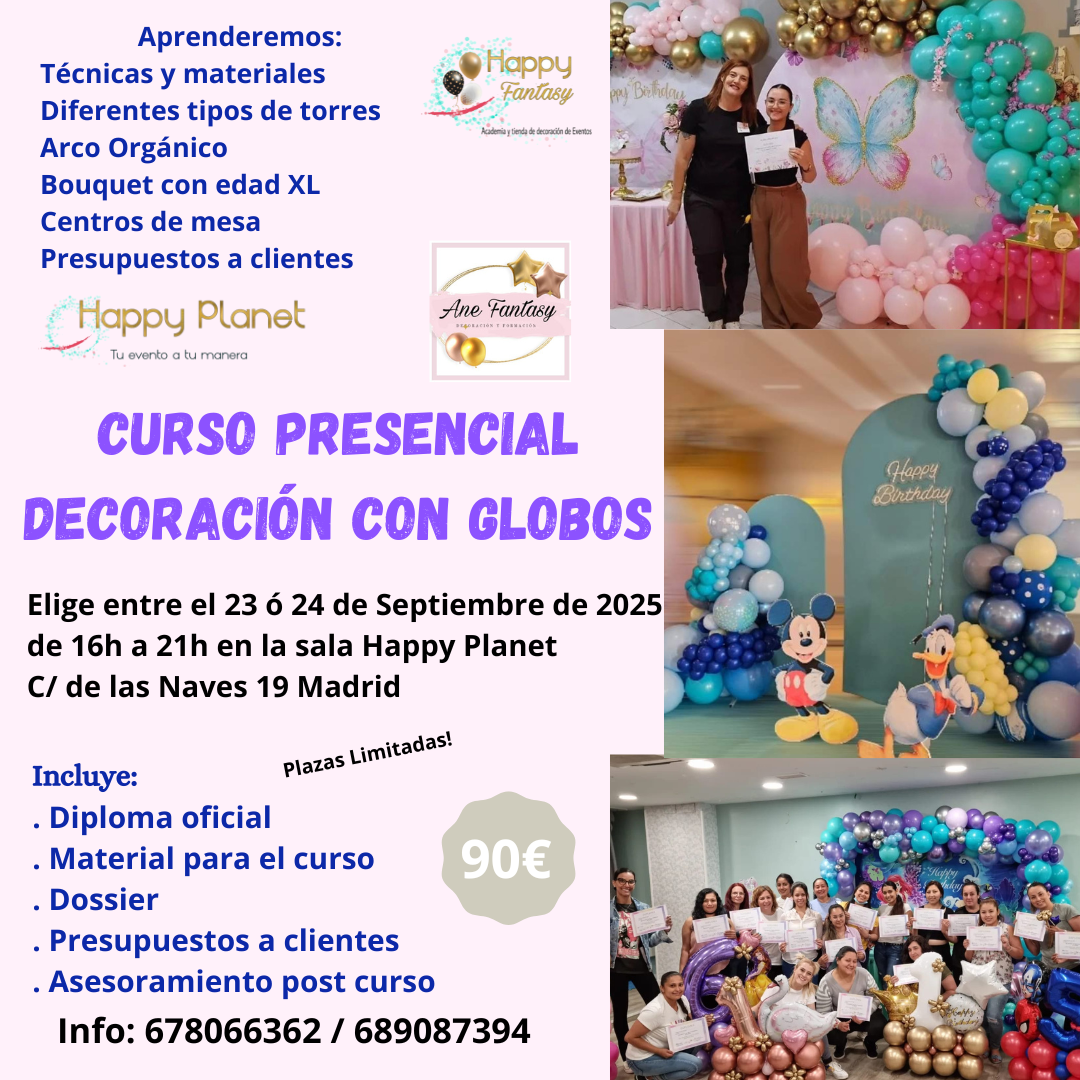 Cartel Decoración Globos 09-2025